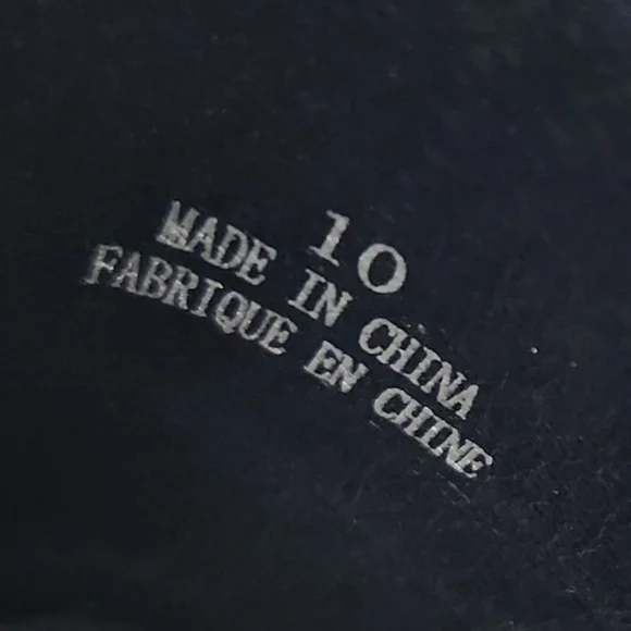 Jeffrey Campbell "Concert Platform Mule" Sandal Black Leather | Women's Size 10 - Picture 11 of 13